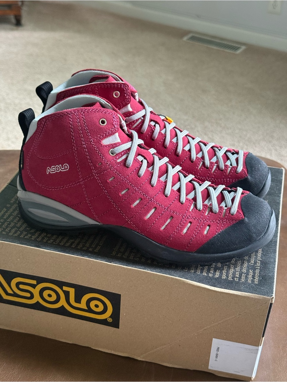 Asolo Iguana Women's Berry Suede Waterproof Hiking Boots - Picture 3 of 9